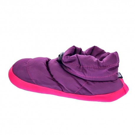 Pantuflas Nuvola zapatos Mujer modelo Boot Home Purple Rosa 
