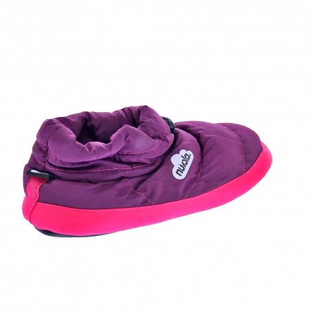 Pantuflas Nuvola zapatos Mujer modelo Boot Home Purple Rosa 