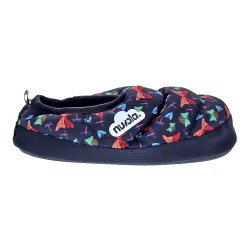 Pantuflas Nuvola zapatos Niño modelo Classic Printed Farfalla Negro  2