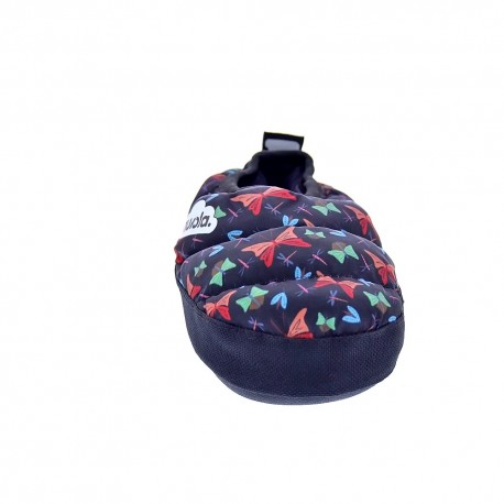 Pantuflas Nuvola zapatos Niño modelo Classic Printed Farfalla Negro 
