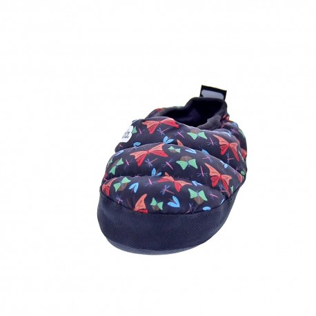 Pantuflas Nuvola zapatos Niño modelo Classic Printed Farfalla Negro 