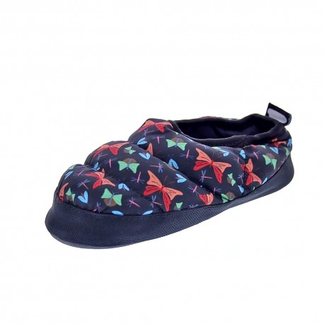 Pantuflas Nuvola zapatos Niño modelo Classic Printed Farfalla Negro 