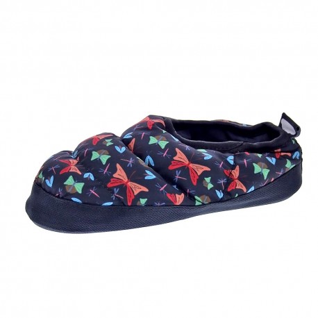 Pantuflas Nuvola zapatos Niño modelo Classic Printed Farfalla Negro 