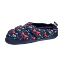 Pantuflas Nuvola zapatos Niño modelo Classic Printed Farfalla Negro 