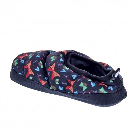 Pantuflas Nuvola zapatos Niño modelo Classic Printed Farfalla Negro 