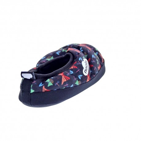 Pantuflas Nuvola zapatos Niño modelo Classic Printed Farfalla Negro 