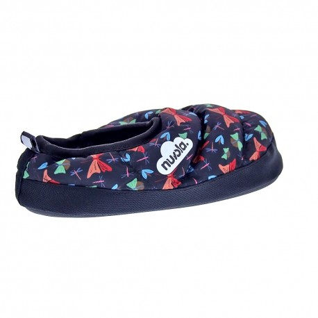 Pantuflas Nuvola zapatos Niño modelo Classic Printed Farfalla Negro 