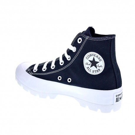 Zapatillas botas Converse zapatos Mujer modelo Lugged Plaform Negro 