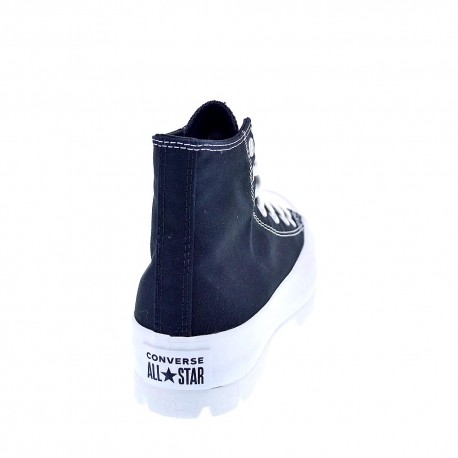 Zapatillas botas Converse zapatos Mujer modelo Lugged Plaform Negro 