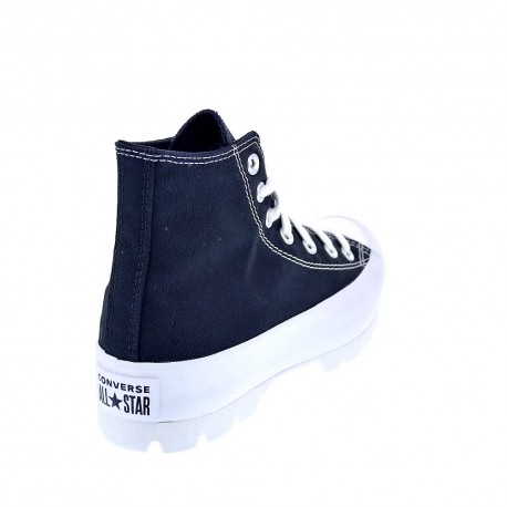 Zapatillas botas Converse zapatos Mujer modelo Lugged Plaform Negro 