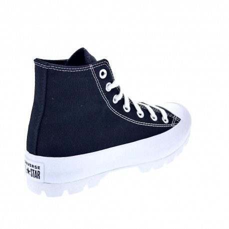 Zapatillas botas Converse zapatos Mujer modelo Lugged Plaform Negro 