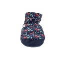 Pantuflas Nuvola zapatos Mujer modelo Boot Home Printed Farfalla Negro 