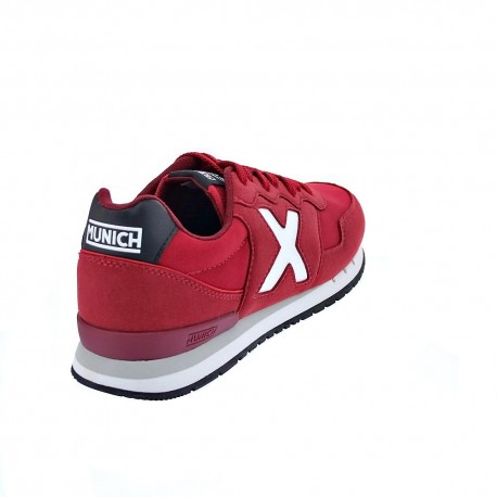 Zapatillas Munich zapatos Hombre modelo Dash 106 Rojo Cordón
