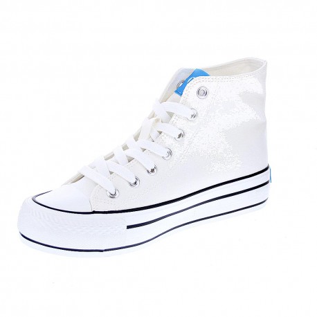 Zapatillas botas Mtng zapatos Mujer modelo 60172 Blanco 