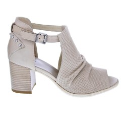 Sandalias Nero Giardini zapatos Mujer modelo E010255D Beige  2