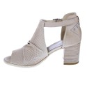 Sandalias Nero Giardini zapatos Mujer modelo E010255D Beige 