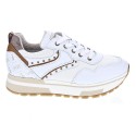 Zapatillas Nero Giardini zapatos Mujer modelo E218075D Blanco 