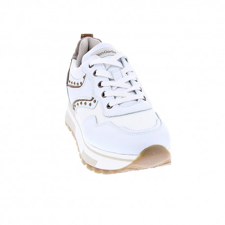 Zapatillas Nero Giardini zapatos Mujer modelo E218075D Blanco 