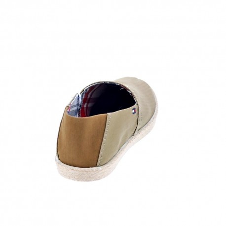 Mocasines Tommy Hilfiger zapatos Hombre modelo Slip On Beige 
