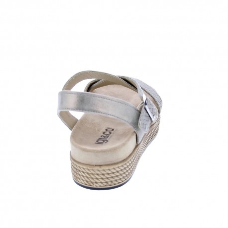 Sandalias Igi zapatos Mujer modelo Delizia Beige 