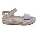 Sandalias Igi zapatos Mujer modelo Delizia Beige 