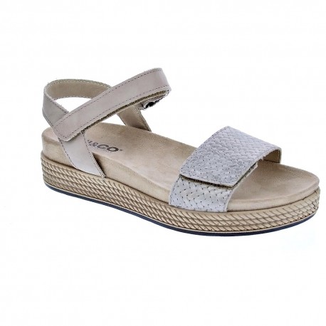 Sandalias Igi zapatos Mujer modelo Delizia Beige 