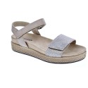 Sandalias Igi zapatos Mujer modelo Delizia Beige 