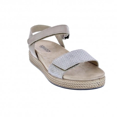 Sandalias Igi zapatos Mujer modelo Delizia Beige 