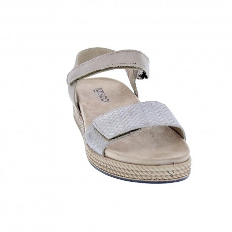 Sandalias Igi zapatos Mujer modelo Delizia Beige 