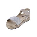 Sandalias Igi zapatos Mujer modelo Delizia Beige 