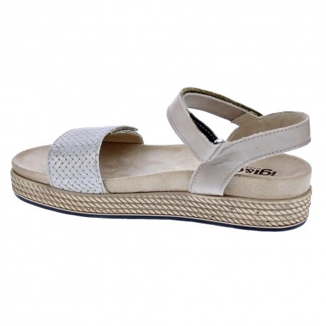 Sandalias Igi zapatos Mujer modelo Delizia Beige 