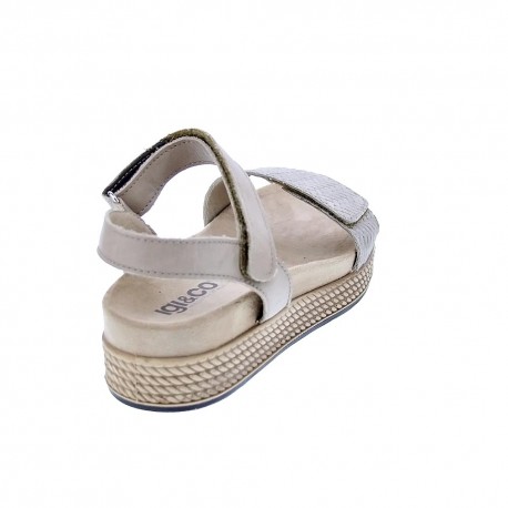 Sandalias Igi zapatos Mujer modelo Delizia Beige 