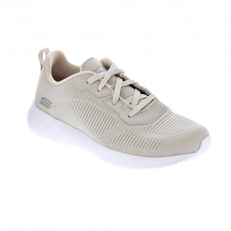 Zapatillas Skechers zapatos Mujer modelo Bobs Squad Beige 
