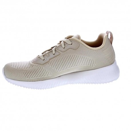 Zapatillas Skechers zapatos Mujer modelo Bobs Squad Beige 