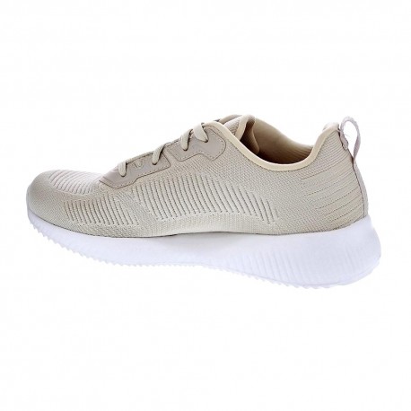 Zapatillas Skechers zapatos Mujer modelo Bobs Squad Beige 