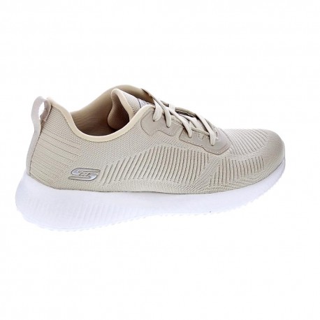 Zapatillas Skechers zapatos Mujer modelo Bobs Squad Beige 