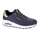 Zapatillas Skechers zapatos Mujer modelo Uno Negro Elástico