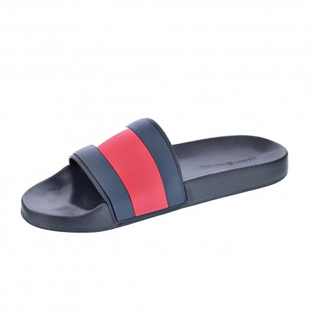 Sandalias Tommy Hilfiger zapatos Hombre modelo Flag Pool Negro 