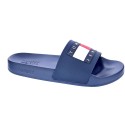 Chanclas Tommy Hilfiger zapatos Mujer modelo Flag Pool Slide Azul 