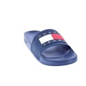 Chanclas Tommy Hilfiger zapatos Mujer modelo Flag Pool Slide Azul 