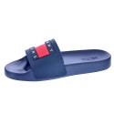 Chanclas Tommy Hilfiger zapatos Mujer modelo Flag Pool Slide Azul 