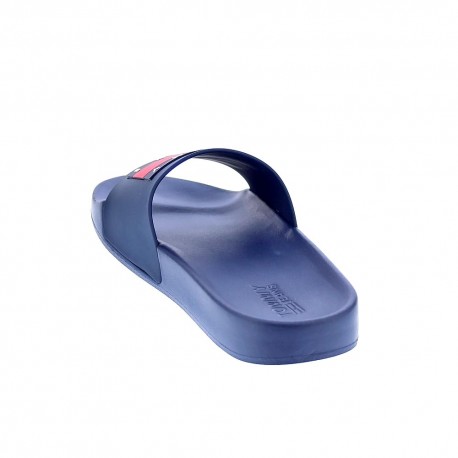 Chanclas Tommy Hilfiger zapatos Mujer modelo Flag Pool Slide Azul 