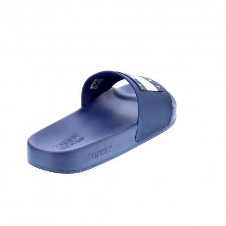 Chanclas Tommy Hilfiger zapatos Mujer modelo Flag Pool Slide Azul 