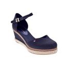 Sandalias Tommy Hilfiger zapatos Mujer modelo Toe Mid Wedge Negro 