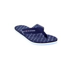 Chanclas Tommy Hilfiger zapatos Mujer modelo Th Flags Flat Azul 