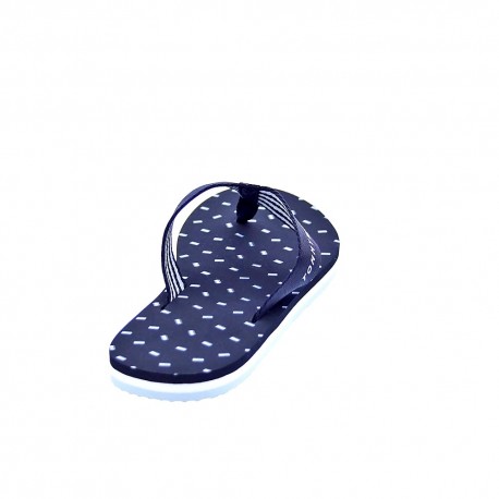 Chanclas Tommy Hilfiger zapatos Mujer modelo Th Flags Flat Azul 