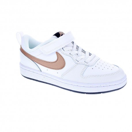 Zapatillas Nike zapatos Niño modelo Court Borought Blanco 