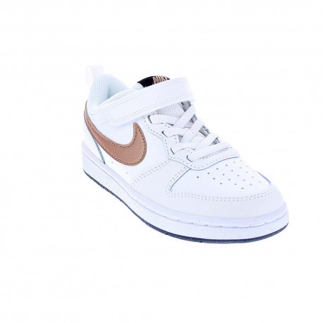 Zapatillas Nike zapatos Niño modelo Court Borought Blanco 
