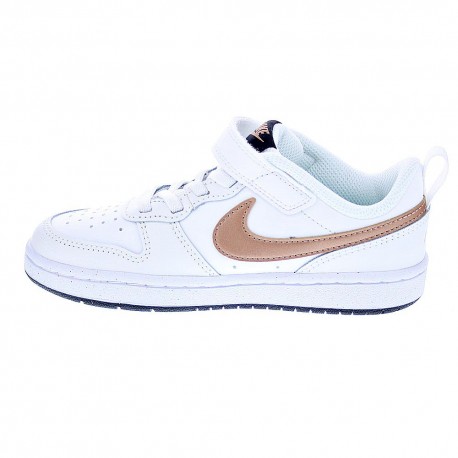 Zapatillas Nike zapatos Niño modelo Court Borought Blanco 