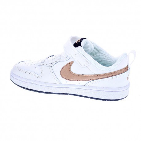 Zapatillas Nike zapatos Niño modelo Court Borought Blanco 